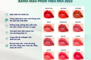 PHUN MÔI: SỰ LỰA CHỌN HOÀN HẢO CHO ĐÔI MÔI TƯƠI TẮN